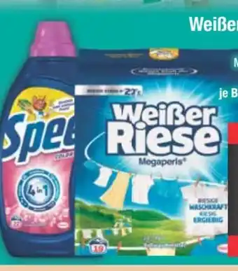 E-Center Weißer Riese Waschmittel Angebot