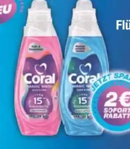 E-Center Coral Magic Wash Flüssigwaschmittel Angebot