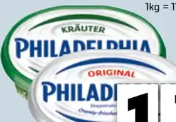 Edeka Xpress Philadelphia Frischkäsezubereitung Original Angebot