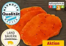 REWE Center Metzgerei Landbauern Strohschwein-Minutensteaks mariniert Angebot