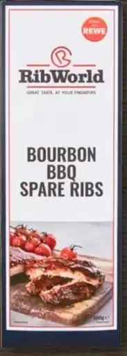 REWE Rib World Bourbon BBQ Spare Ribs Angebot