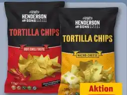 REWE Center Henderson & Sons Tortilla Chips Nacho Cheese Angebot