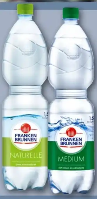 REWE Center Franken Brunnen Mineralwasser Angebot
