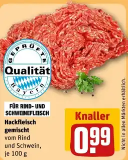 REWE Hackfleisch gemischt Angebot