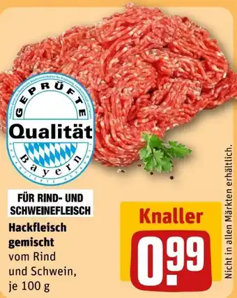 REWE Hackfleisch gemischt Angebot
