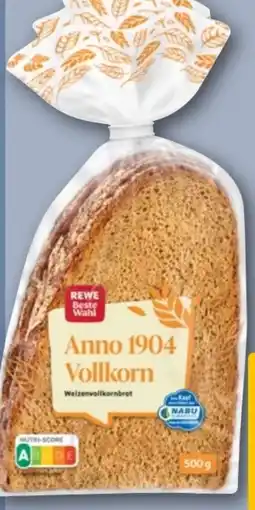 REWE Rewe Beste Wahl Anno 1904 Weizenmischbrot Angebot