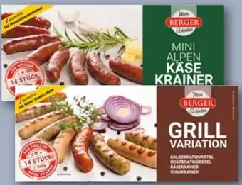 REWE Berger Mini Käsekrainer Angebot