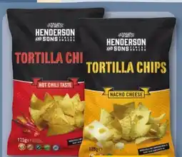 REWE Henderson & Sons Tortilla Chips Nacho Cheese Angebot