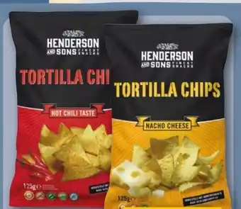 REWE Henderson & Sons Tortilla Chips Nacho Cheese Angebot