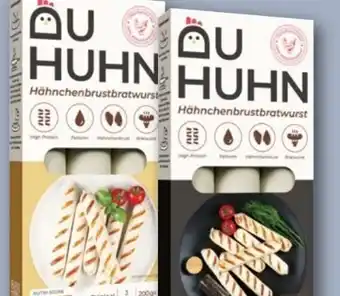 REWE Du Huhn Hähnchenbratwurst Angebot