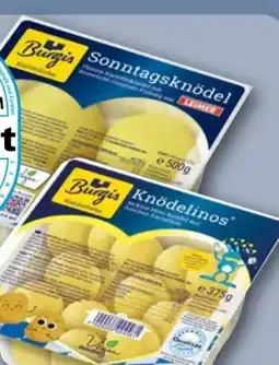 REWE Burgis Sonntagsknödel Vegan Angebot