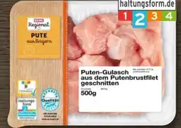 REWE Rewe Regional Puten-Gulasch Angebot
