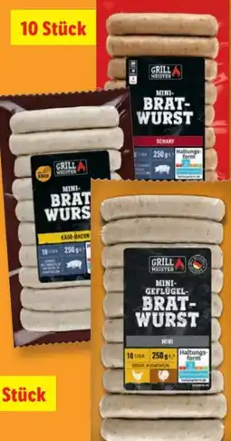 Lidl Grillmeister Mini-Bratwürste Angebot