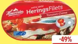 Edeka Hawesta Heringsfilets Tomaten-Creme Angebot