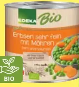 Edeka Edeka Bio Erbsen sehr fein mit Möhren Angebot