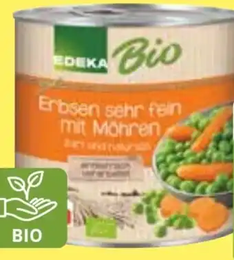 Edeka Edeka Bio Erbsen sehr fein mit Möhren Angebot