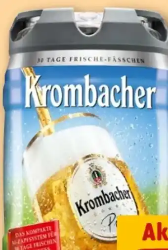 REWE Center Krombacher Pils Frischefass Angebot