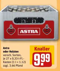 REWE Brauerei Astra Bier Angebot