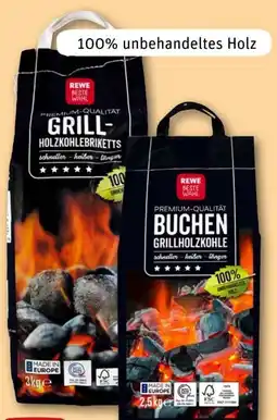 REWE Rewe Beste Wahl Buchen Grillholzkohle Angebot