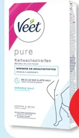 Budni Veet Pure Kaltwachsstreifen Angebot