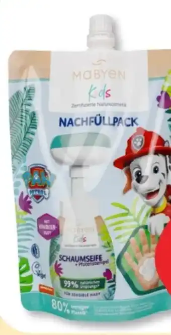 Budni Mabyen Kids Schaumseife Nachfüllpack Angebot