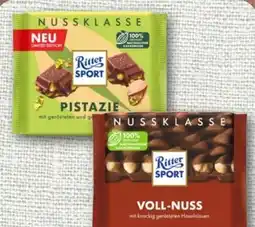 nahkauf Ritter Sport Schokolade Pistazie Nussklasse Angebot