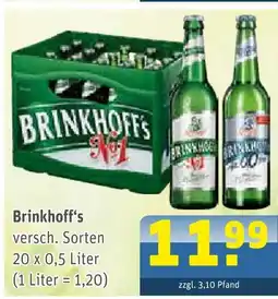 Getränke Arena Brinkhoff's Angebot