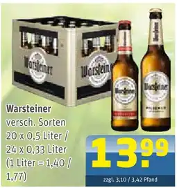 Getränke Arena Warsteiner Angebot