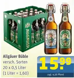 Getränke Arena Allgäuer büble allgäuer büble Angebot