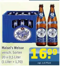 Getränke Arena Maisel's weisse maisel's weisse Angebot