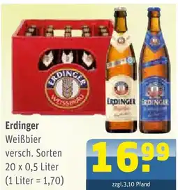 Getränke Arena Erdinger weißbier Angebot