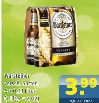 Getränke Arena Warsteiner Angebot