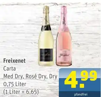 Getränke Arena Freixenet carta med dry, rosé dry, dry Angebot