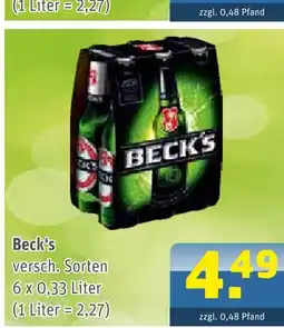 Getränke Arena Beck's beck's Angebot