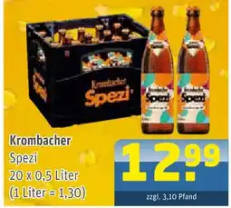Getränke Arena Krombacher spezi Angebot