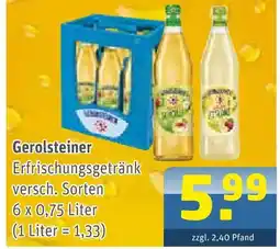 Getränke Arena Gerolsteiner erfrischungsgetränk Angebot