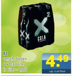 Getränke Arena X2 cola Angebot