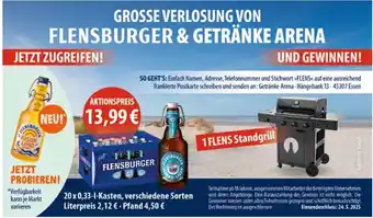 Getränke Arena Flensburger Angebot