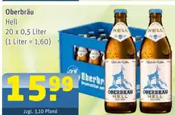 Getränke Arena Oberbräu hell Angebot