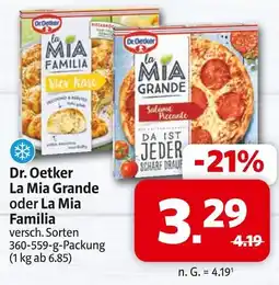 Markant Dr. oetker la mia grande oder la mia familia Angebot