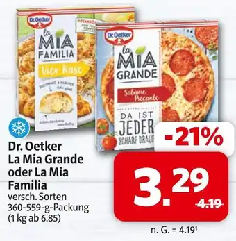 Markant Dr. oetker la mia grande oder la mia familia Angebot