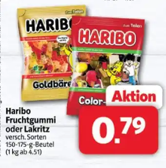 Markant Haribo fruchtgummi oder lakritz Angebot