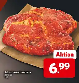 Markant Schweinenackensteaks Angebot