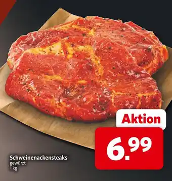 Markant Schweinenackensteaks Angebot