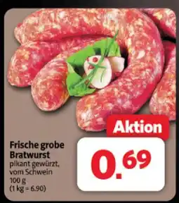 Markant Frische grobe bratwurst Angebot