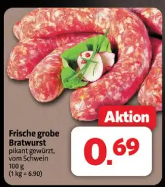 Markant Frische grobe bratwurst Angebot