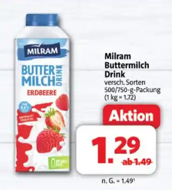 Markant Milram buttermilch drink Angebot