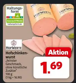 Markant Hofwerte hofschinkenwurst Angebot