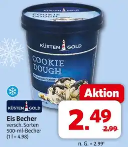 Markant Küsten gold eis becher Angebot