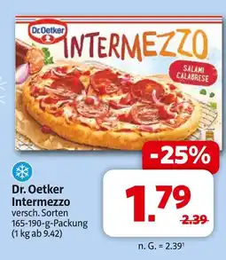 Markant Dr. oetker intermezzo Angebot